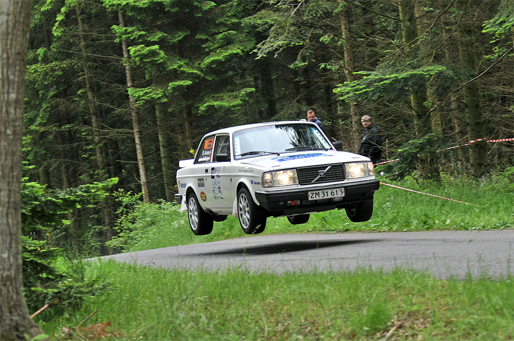 Heino Mejer var flyvende i 2. afdeling af DM i Hobro
(Foto: rallypics.dk – Viggo Johansen)